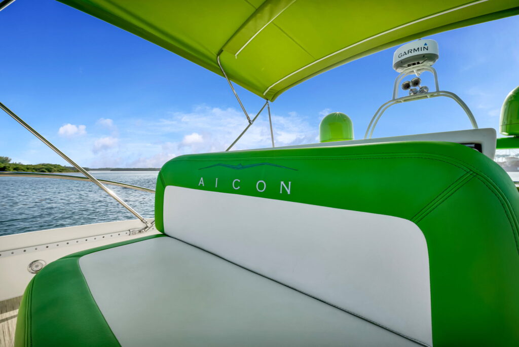 70ft Aicon Green Hulk Yacht Rental Miami 6 %Miami Yacht Rentals%